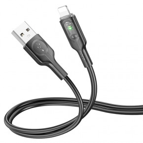   Hoco U120 USB to Lightning 1.2  Black 3