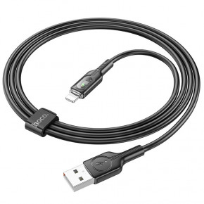   Hoco U120 USB to Lightning 1.2  Black 5