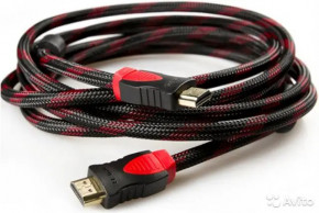 HDMI-HDMI 19PM/M 8m, v1.4a (3D) ( Black&Red), Y-Y 3