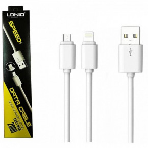  Ldnio SY-05 Lightning USB (2.1A) (2m) White