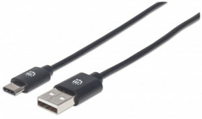  USB 2.0 AM Manhattan Type-C M 3.0m  (354936) 4