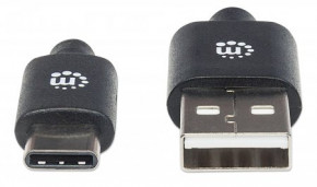  USB 2.0 AM Manhattan Type-C M 3.0m  (354936) 8