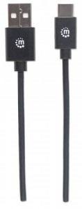  USB 2.0 AM Manhattan Type-C M 3.0m  (354936) 9