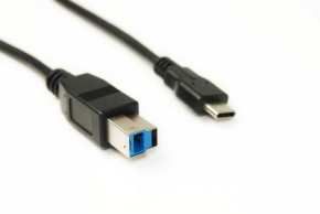  PowerPlant USB Type-C-USB Type B 1.5m Black