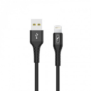  SkyDolphin S05L TPE Frost Line USB - Lightning 1 Black (USB-000549)