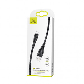   Usams US-SJ394 U41 Lightning Braided Data and Charging Cable 2m  6