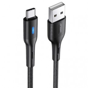  Usams US-SJ460 Type-C U-Bob Series Smart Power-off Cable 1.2  Black (SJ460USB01) 3
