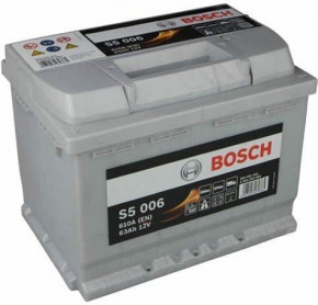 Bosch  63Ah-12v BOSCH (S5006) (242x175x190),L,EN610 (0092S50060)
