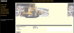         Caterpillar Hose, Coupling Information System (HCIS)