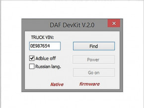   DAF Devik Configurator DevKit Tool