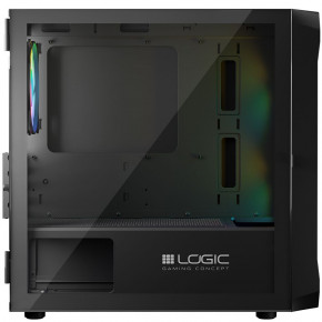  LogicConcept PORTOS MESH+GLASS ARGB fans 3x120mm BLACK   mATX (AM-PORTOS-10-0000000-0002) 8