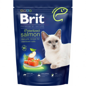      Brit Premium by Nature Cat Sterilized Salmon 800  (8595602553099) (0)