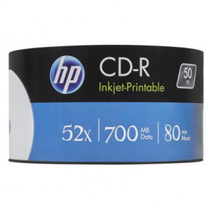   CD HP CD-R 700MB 52X IJ PRINT 50 Spindle (69312/CRE00017WIP-3) (0)