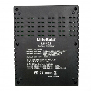    Liitokala Lii-402 Ni-Mh/Li-ion/Li-Fe/LiFePO4 USB Powerbank LED Box 4