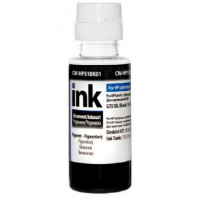  ColorWay HP Ink Tank 115/315/415 100 Black Pigment (CW-HP51BK01)