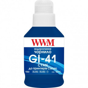 WWM GI-41 Canon Pixma G2420/3420 190 Cyan (G41C)