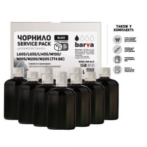  Barva    Espon M100/M105/M200/M205 (774 BK) 1  (10x100 ) Service Pack  Black (M100-1SP-B-P)