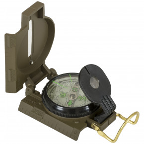  Highlander Heavy Duty Folding Compass Olive (COM005)