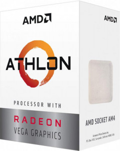  AMD Athlon 3000G 3.5GHz (4MB 35W AM4) Box (YD3000C6FHBOX)