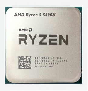  AMD Ryzen 5 5600X 6/12 cores 3.7-4.7GHz L332MB sAM4 Zen3 noFAN
