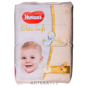   Huggies Elite Soft 3  5  9  80 