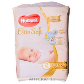    Huggies Elite Soft   2  4  6  66 