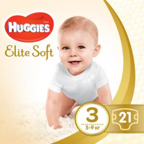  Huggies Elite Soft 3 Small 21  (5029053546308)