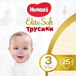 Huggies Elite Soft Pants M  3 (6-11 ) 25  (5029053546964)