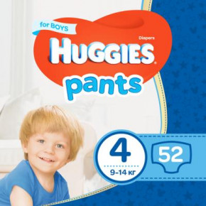   Huggies Pants 4   (9-14 ) 52  (5029053564029) (0)