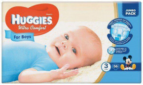  Huggies Ultra Comfort 3   (5-9) 56  565361