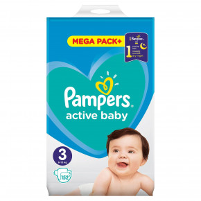  Pampers Active Baby-Dry  3 (6-10) 152  (459459)