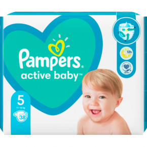  Pampers Active Baby  5 (11-16 ) 38  (8006540207796) 3