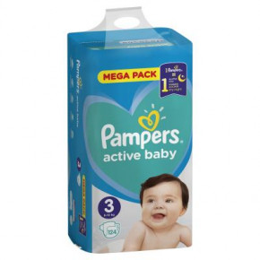  Pampers Active Baby Midi  3 (6-10 ), 124 . (8001090950857) 10