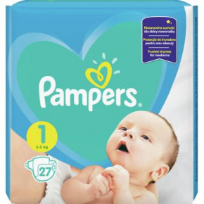  Pampers New Baby Newborn  1 (2-5 ), 27 . (8001090910080)