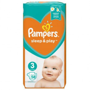   Pampers Sleep & Play Midi  3 (4-9 ), 58  (4015400224211) (1)