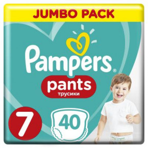  Pampers  Pants  7 (17+ ), 40  (8001841133737)