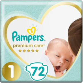 ϳ Pampers Premium Care  1 (2-5 ) 72  (8006540858073)