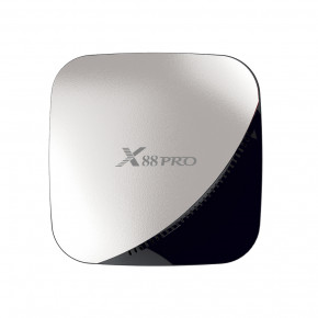 Android TV  Rockchip TV BOX X88 Pro |RK3318, 4GB RAM, 32GB ROM| black-silver (12642)