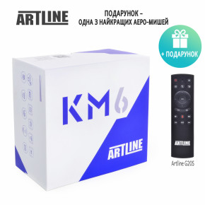  Artline TvBox KM6 Amlogic S922X Android 9 4+64G 2.4G/5G 2T2R WiFi 802.11 b/g/n/ac 3