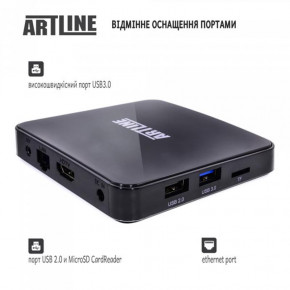 HD  Artline TvBox KM3 (S905X2/4GB/64GB) 6