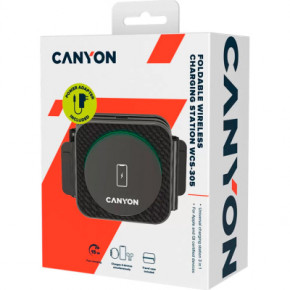  Canyon WS-305 Foldable 3in1 Wireless charger (CNS-WCS305B) 9