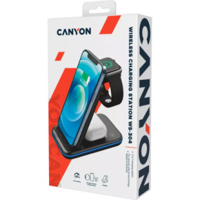   Canyon WS- 304 Foldable 3in1 Wireless charger (CNS-WCS304B) 8