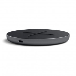     Satechi Aluminum Fast Wireless Charger Space Grey (ST-IWCBM) (1)