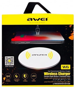    Awei W6 Wireless charger White 3