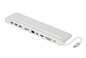 - Digitus 11-   USB Type-, silver (DA-70860)