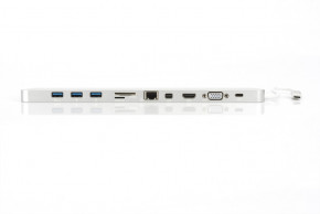 - Digitus 11-   USB Type-, silver (DA-70860) 7