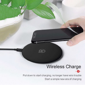    Usams US-CD24 Wireless Fast Charging Pad Boswell Series White