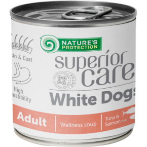    Nature's Protection White Dogs All Breeds Adult Salmon and Tuna  140  (KIKNPSC63360)