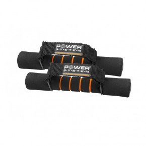        Power System Fitness Dumbells 0.5 kg PS-4009 ( 2 ) (VZ55PS-4009_Black-Orange) 3