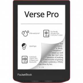   PocketBook 634 Passion Red (PB634-3-CIS)